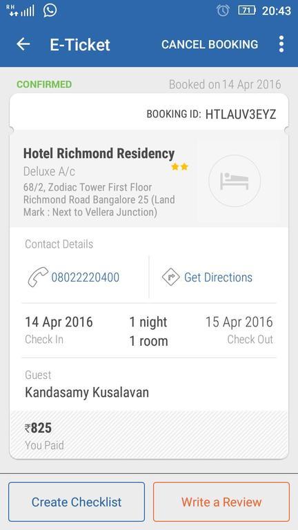 Hotel Richmond Residency บังกาลอร์ ภายนอก รูปภาพ